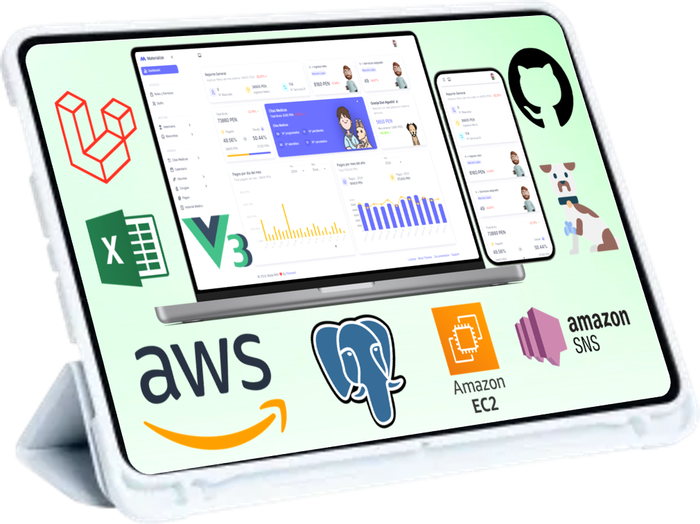 Crea tu sistema de veterinaria con LARAVEL 11 + VUE 3 y AWS